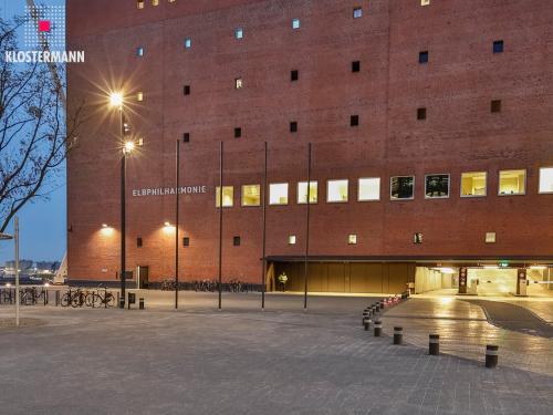 Access to the underground garage of the Elbphilharmonie